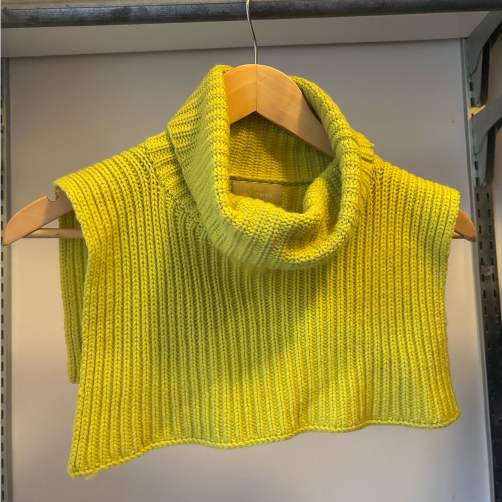 Yellow Turtleneck Knit Sweater by M Patmos